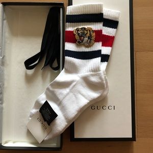 Gucci NWT Stretch cotton socks with tiger